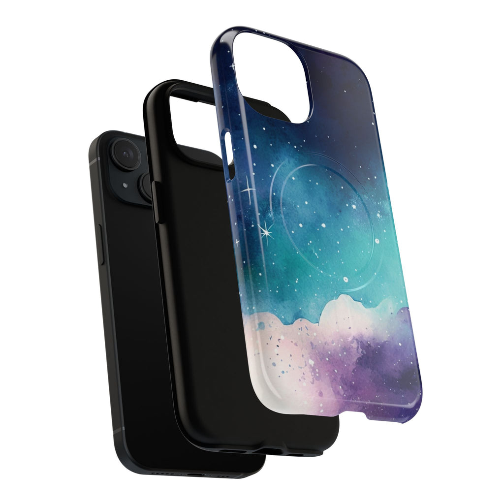 Galaxy Watercolor Phone Case — Celestial Tough Magnetic Case