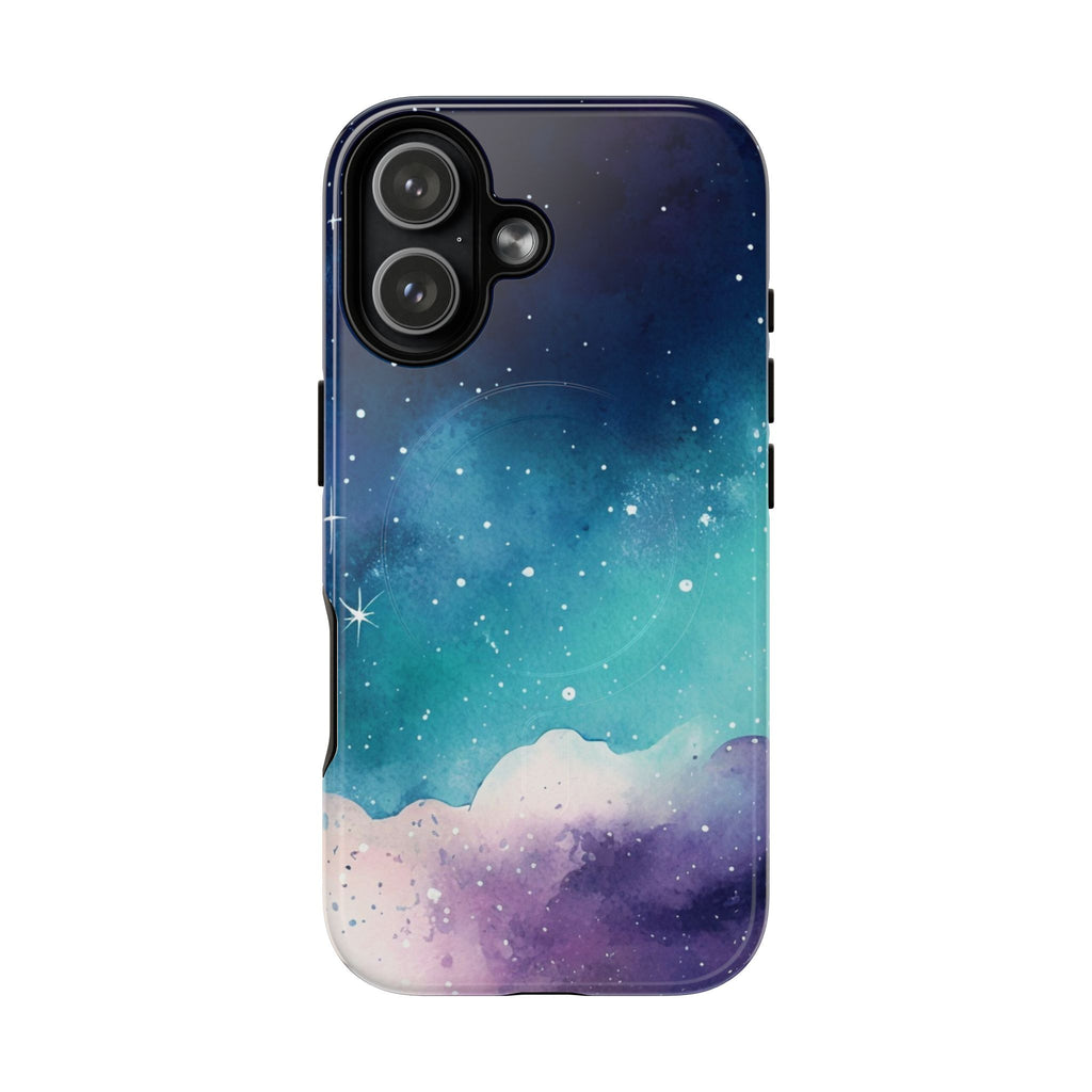 Galaxy Watercolor Phone Case — Celestial Tough Magnetic Case