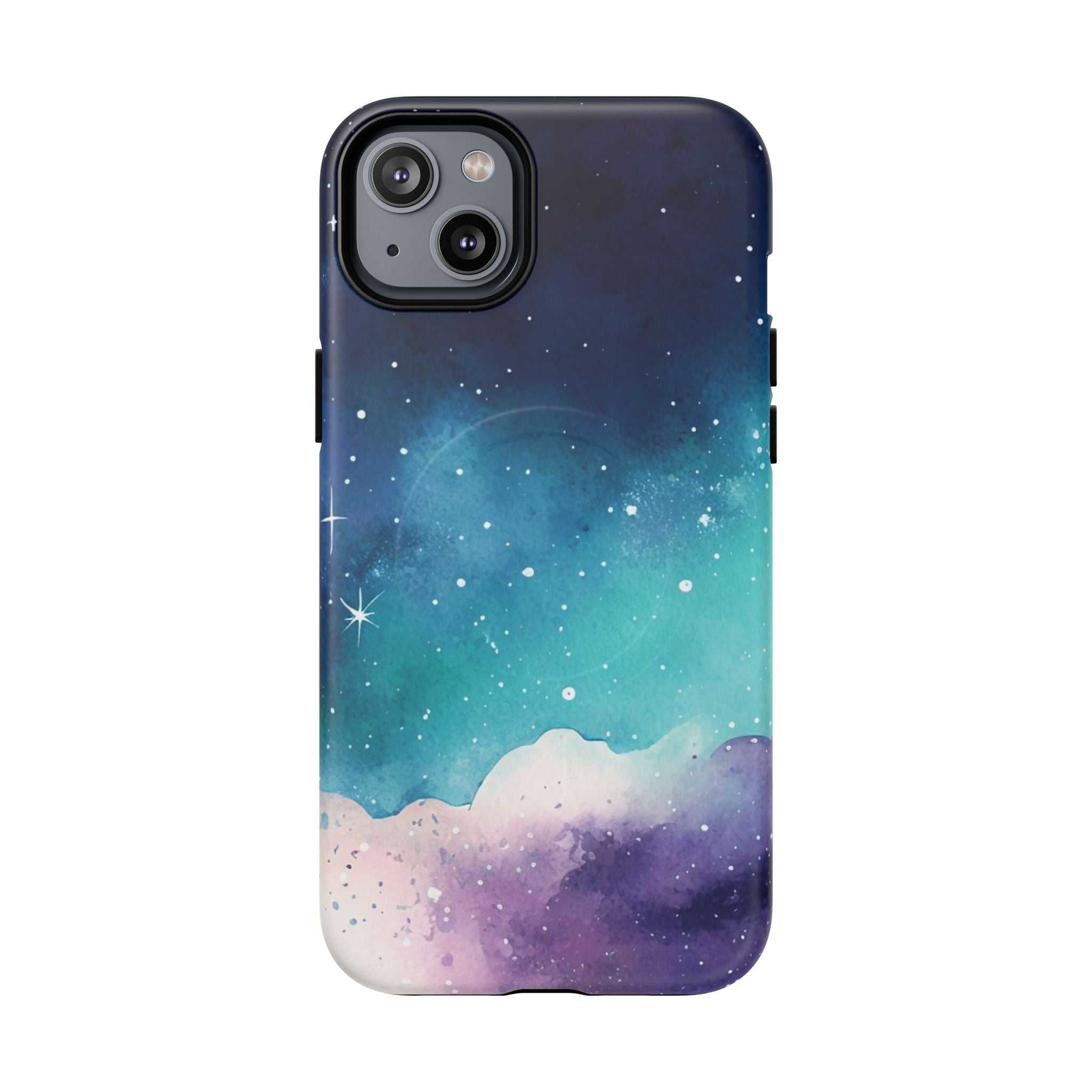 Galaxy Watercolor Phone Case — Celestial Tough Magnetic Case