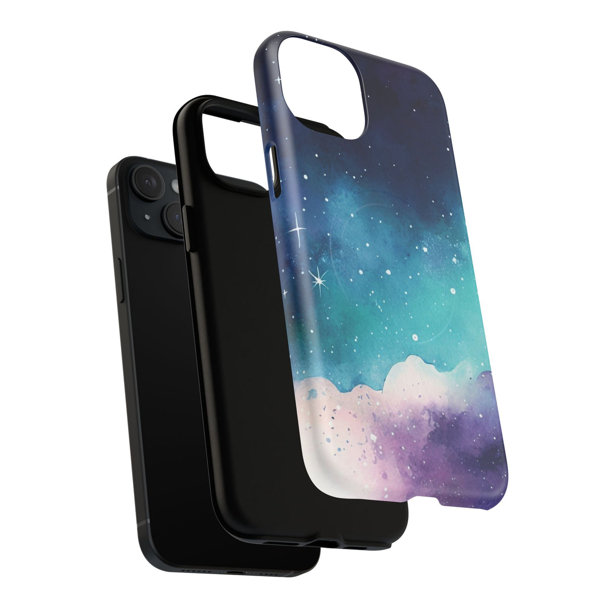 Galaxy Watercolor Phone Case — Celestial Tough Magnetic Case