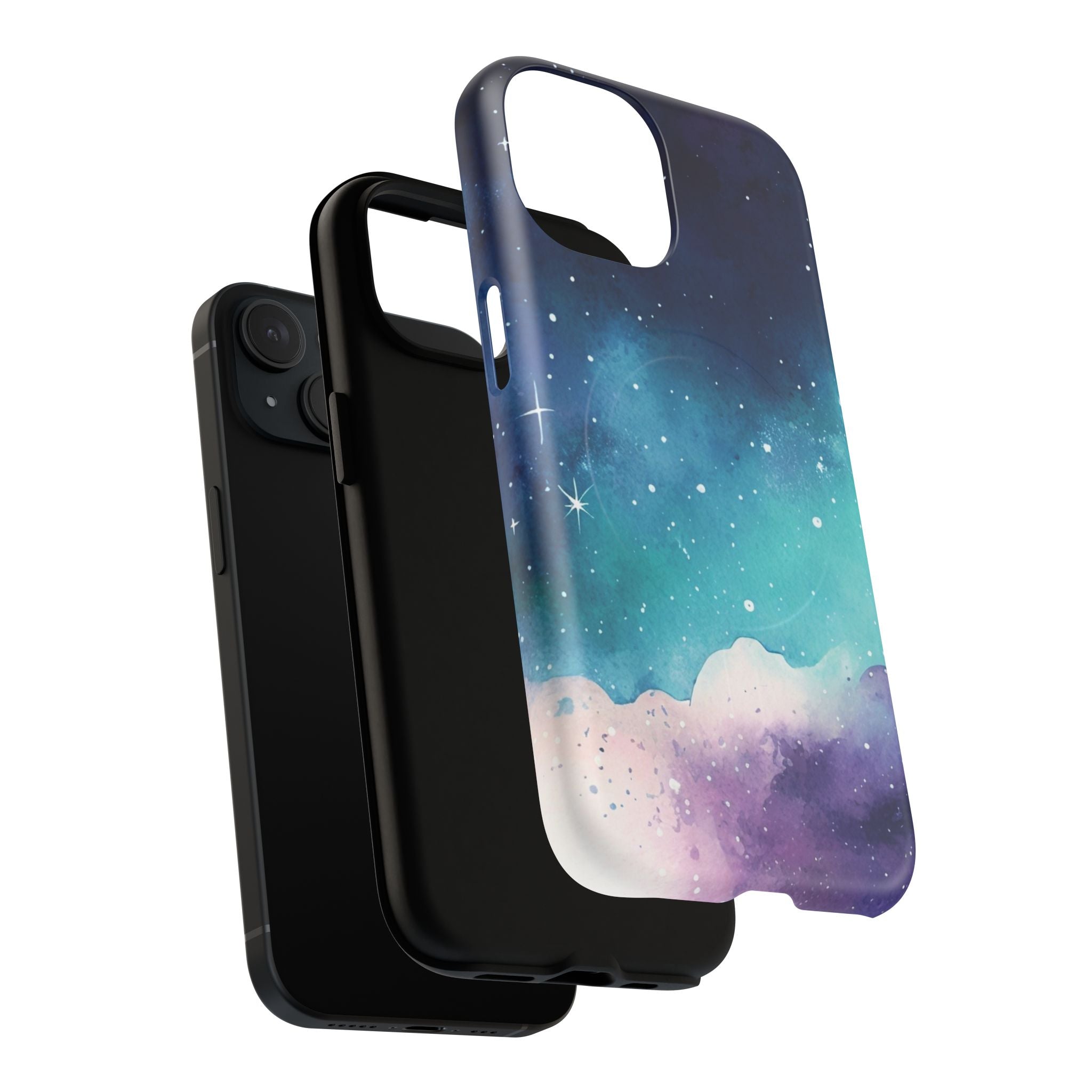 Galaxy Watercolor Phone Case — Celestial Tough Magnetic Case