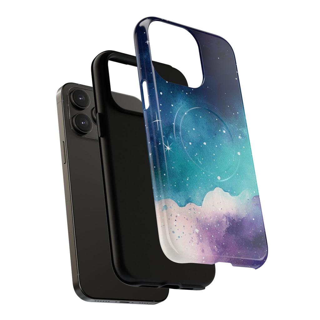 Galaxy Watercolor Phone Case — Celestial Tough Magnetic Case