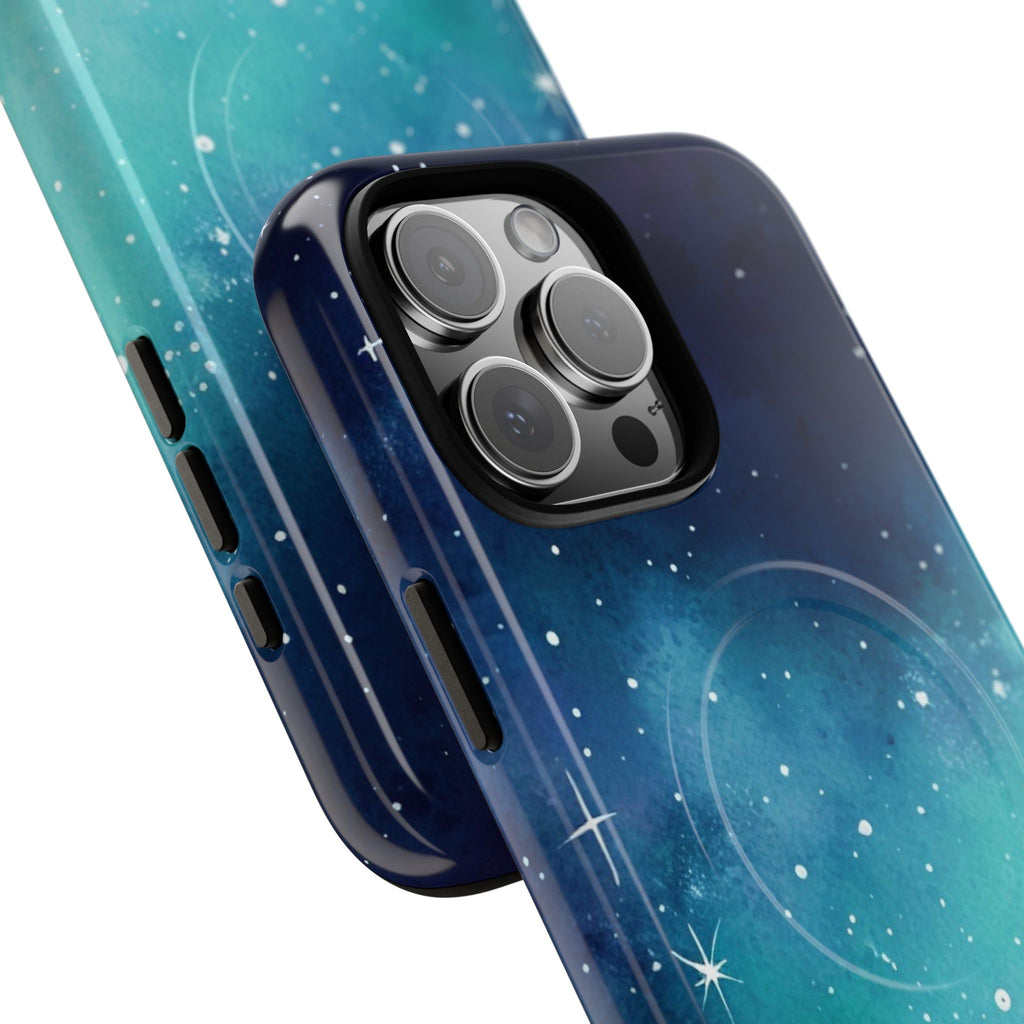 Galaxy Watercolor Phone Case — Celestial Tough Magnetic Case