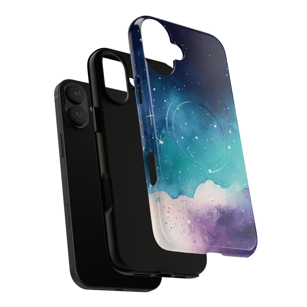 Galaxy Watercolor Phone Case — Celestial Tough Magnetic Case