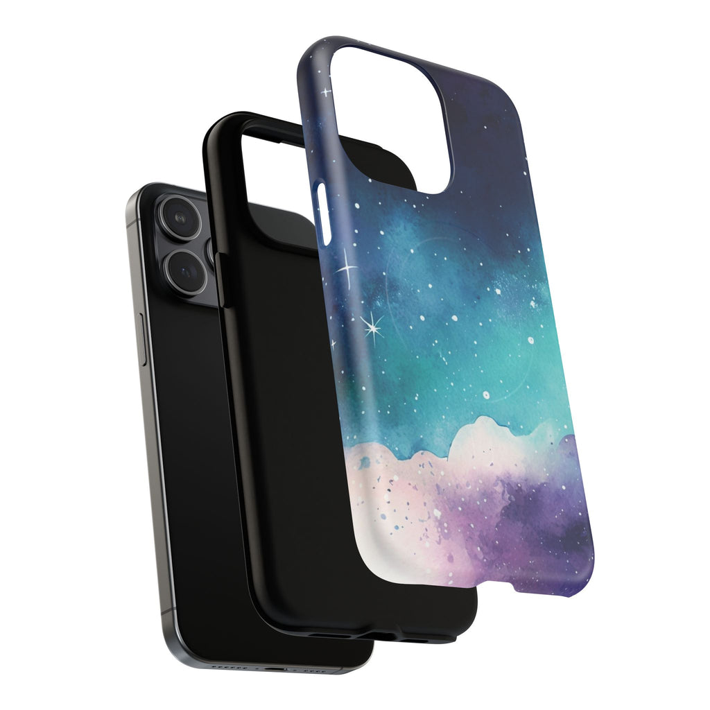 Galaxy Watercolor Phone Case — Celestial Tough Magnetic Case