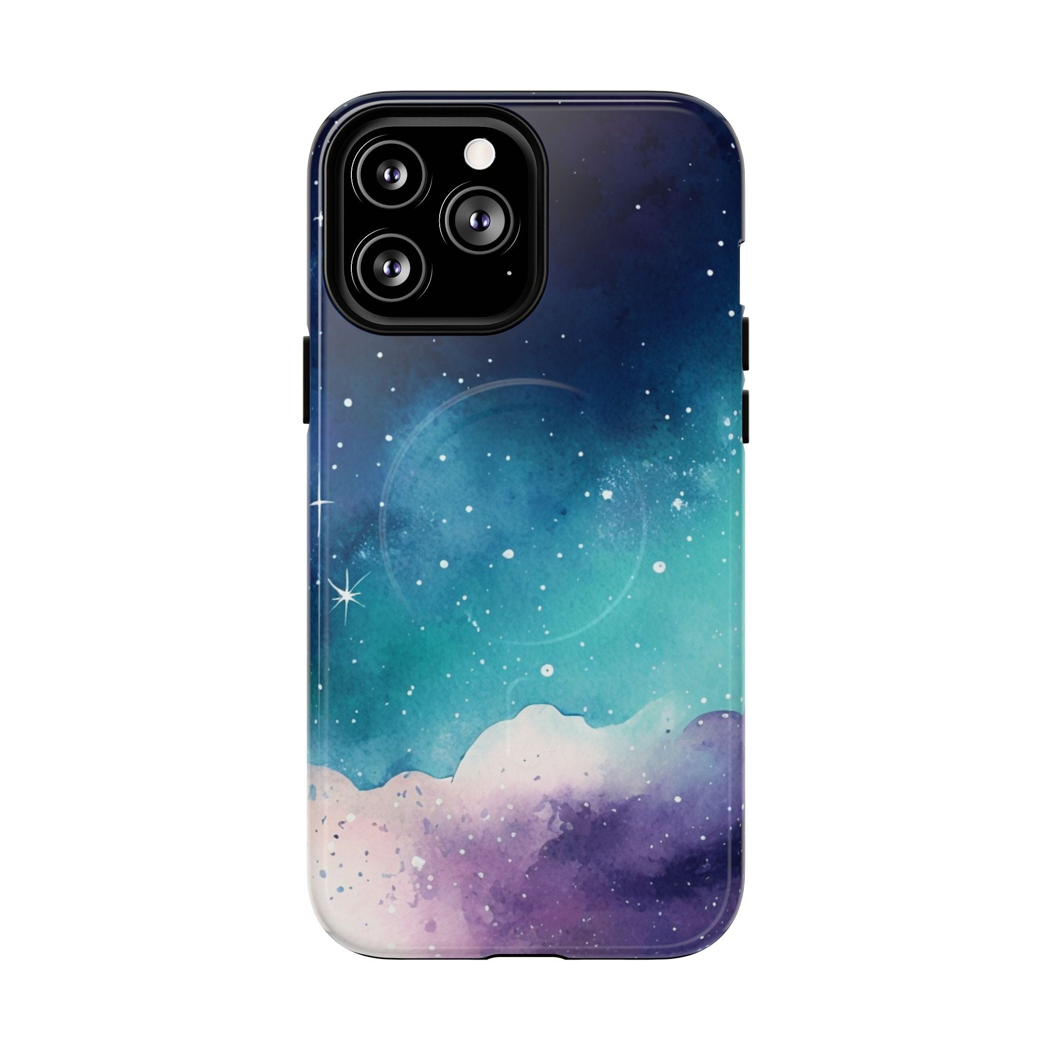 Galaxy Watercolor Phone Case — Celestial Tough Magnetic Case