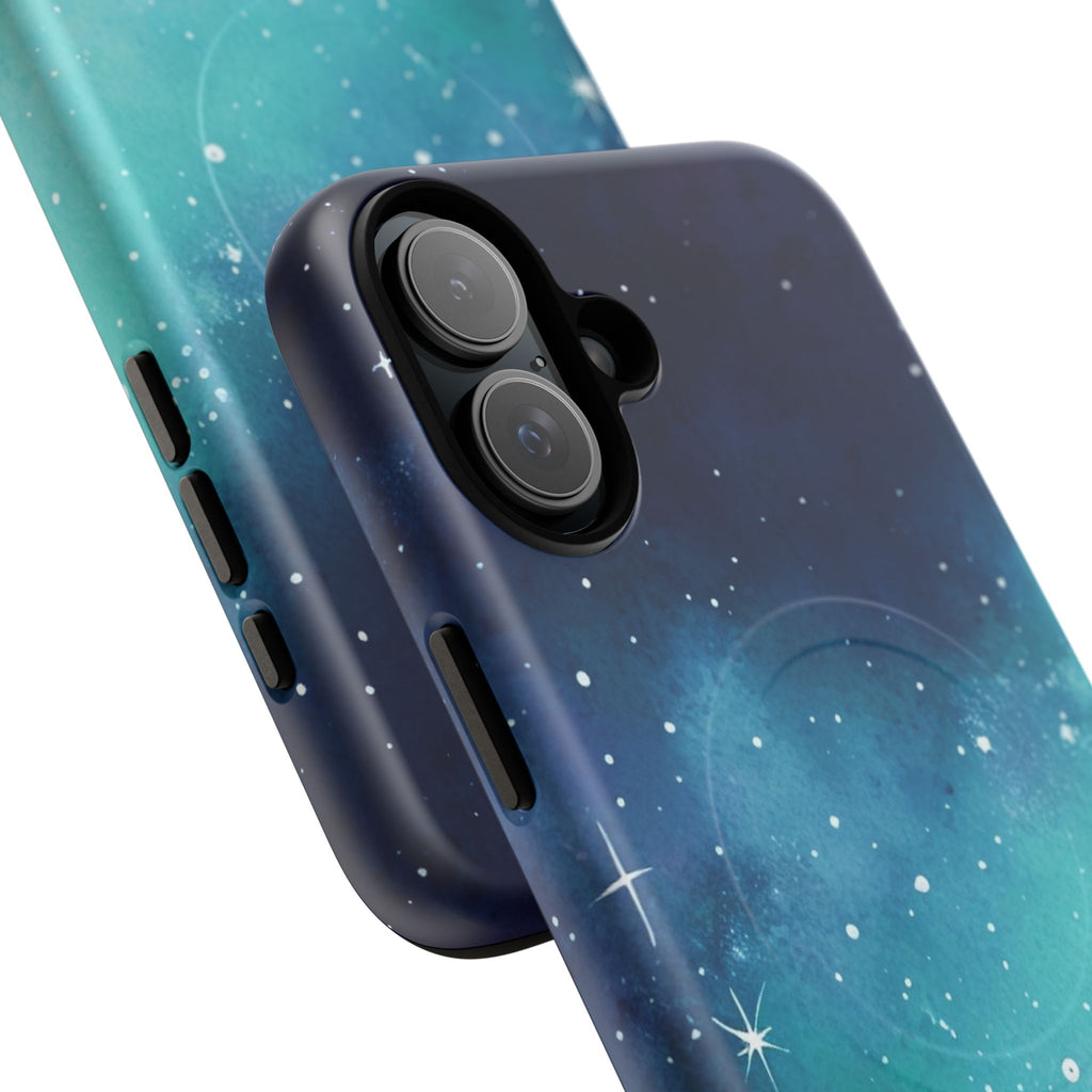 Galaxy Watercolor Phone Case — Celestial Tough Magnetic Case