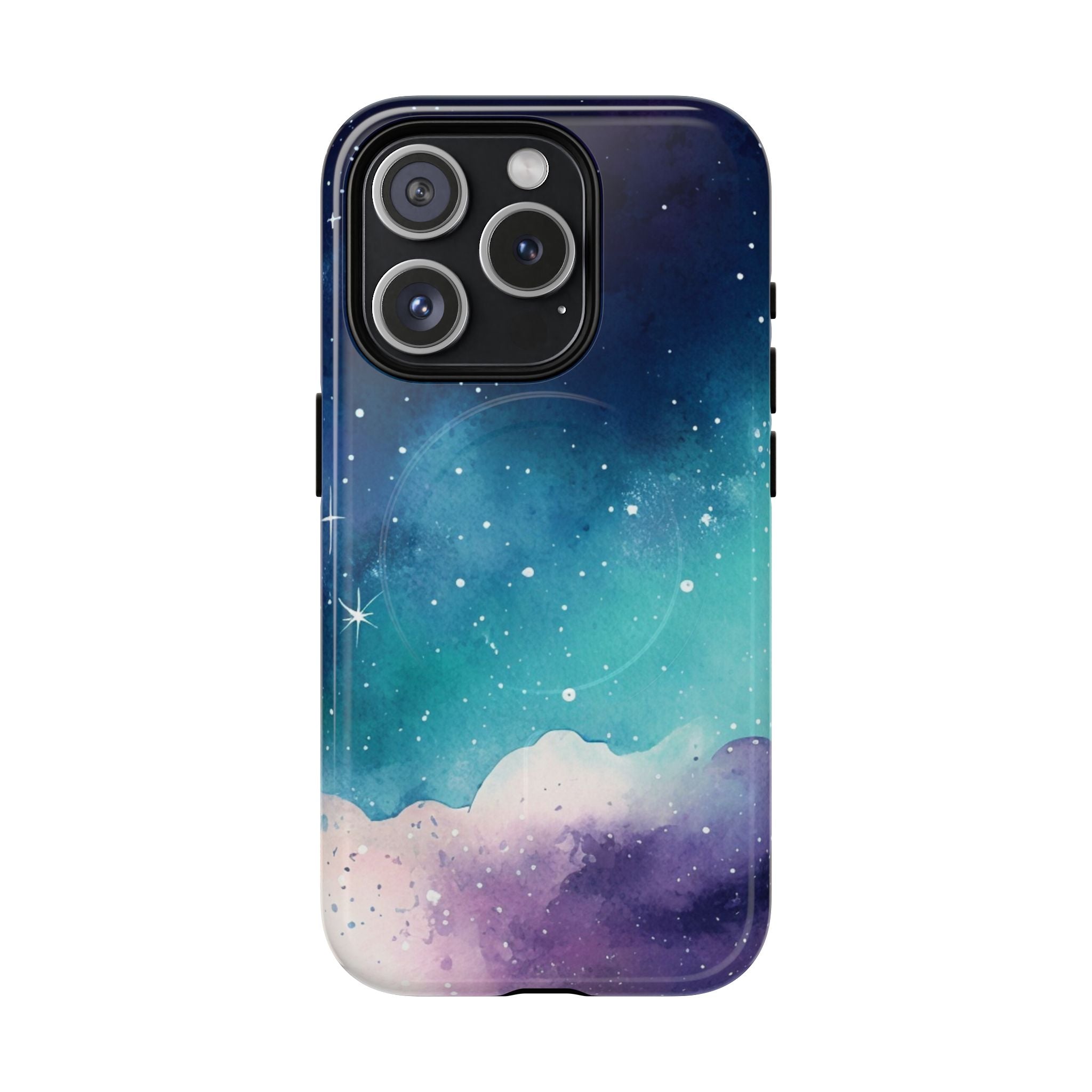 Galaxy Watercolor Phone Case — Celestial Tough Magnetic Case