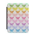 Rainbow Butterfly Kindle Case — Colorful Pastel Butterfly Pattern Protective Cover