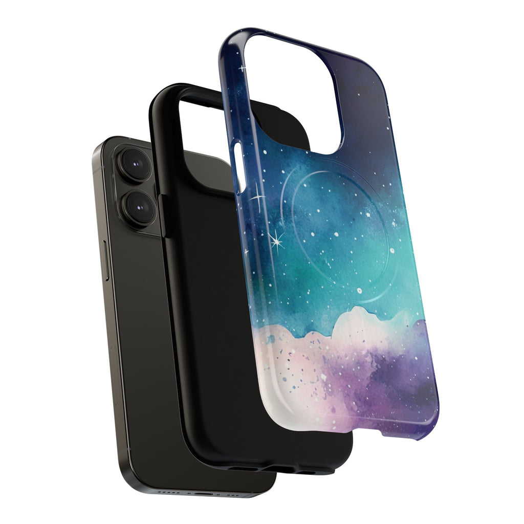 Galaxy Watercolor Phone Case — Celestial Tough Magnetic Case