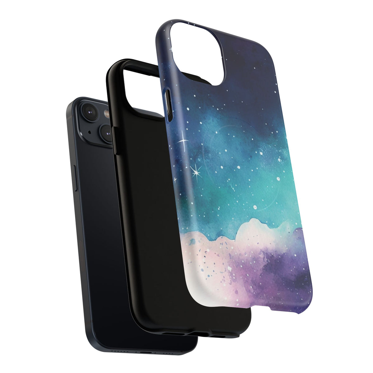 Galaxy Watercolor Phone Case — Celestial Tough Magnetic Case