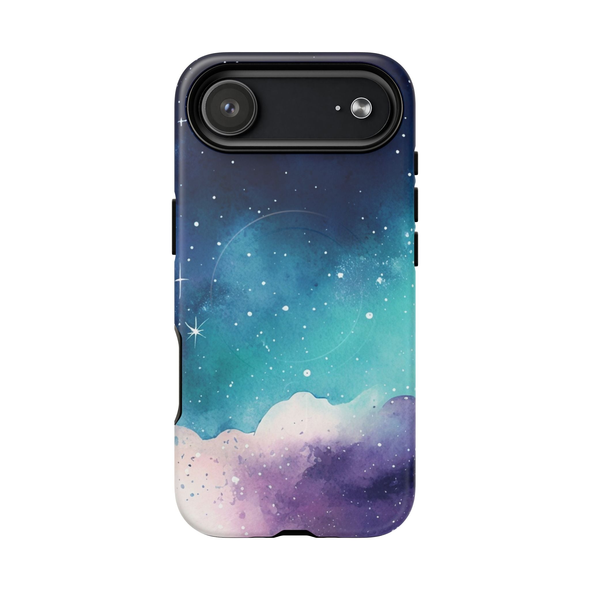 Galaxy Watercolor Phone Case — Celestial Tough Magnetic Case