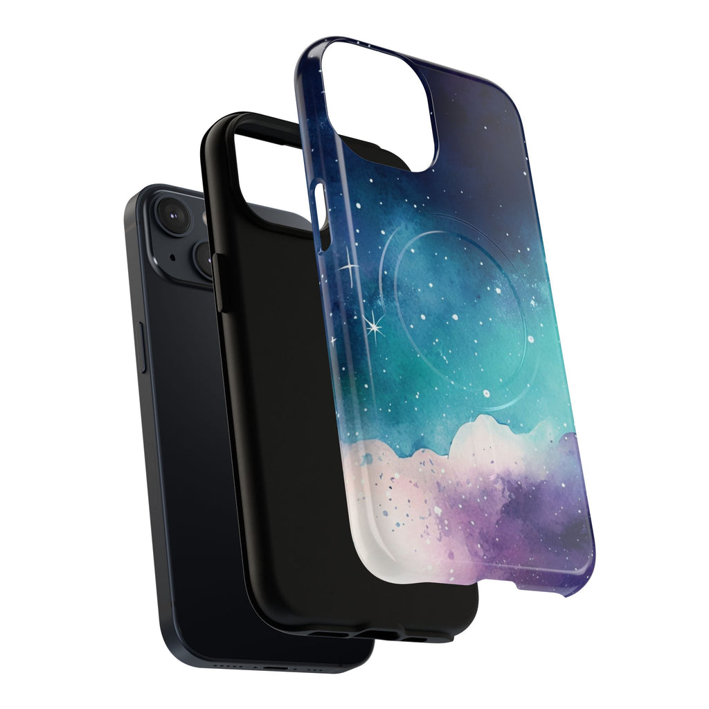 Galaxy Watercolor Phone Case — Celestial Tough Magnetic Case