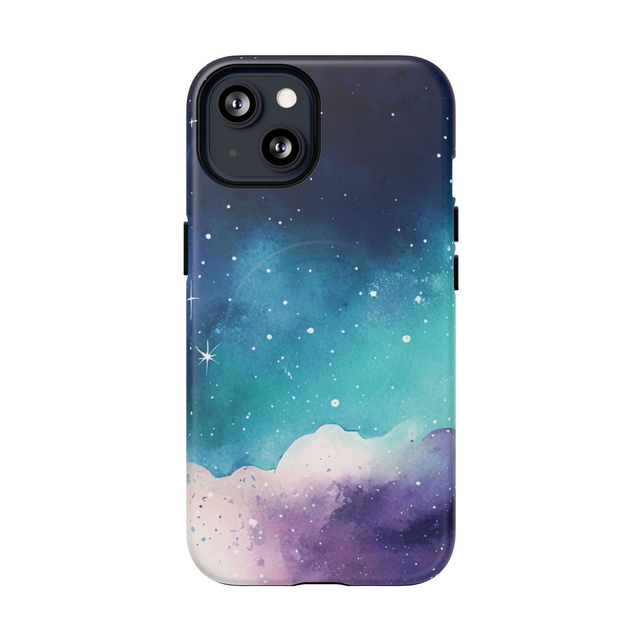 Galaxy Watercolor Phone Case — Celestial Tough Magnetic Case