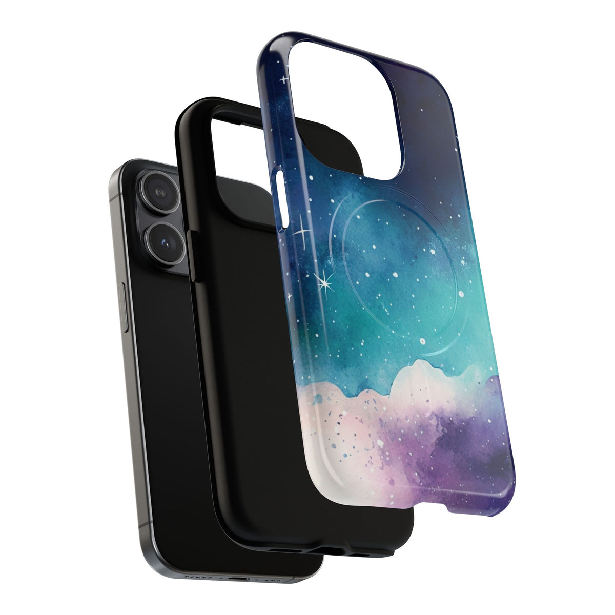 Galaxy Watercolor Phone Case — Celestial Tough Magnetic Case