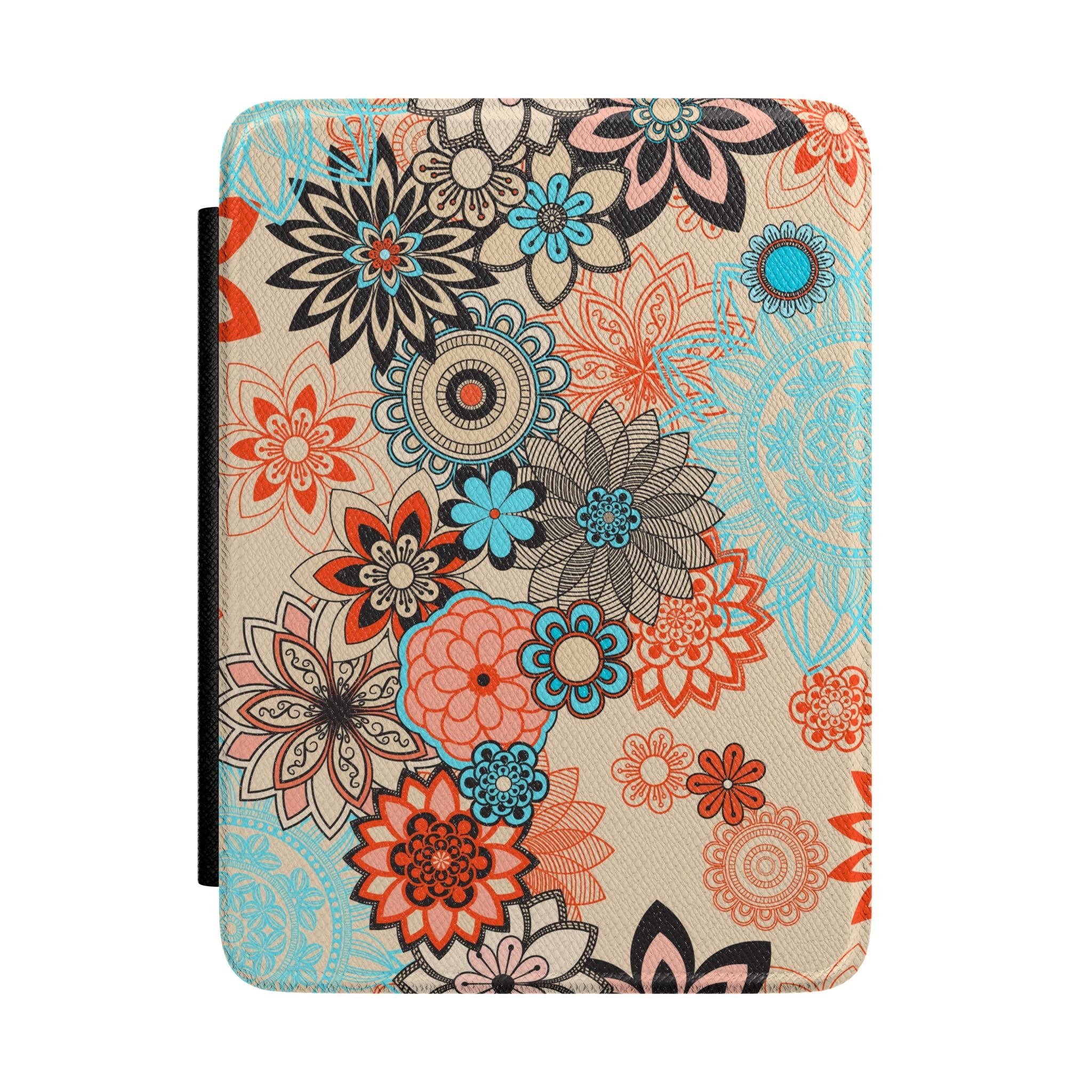 Floral Kindle Case — Boho Multicolor Protective Cover for E-Readers