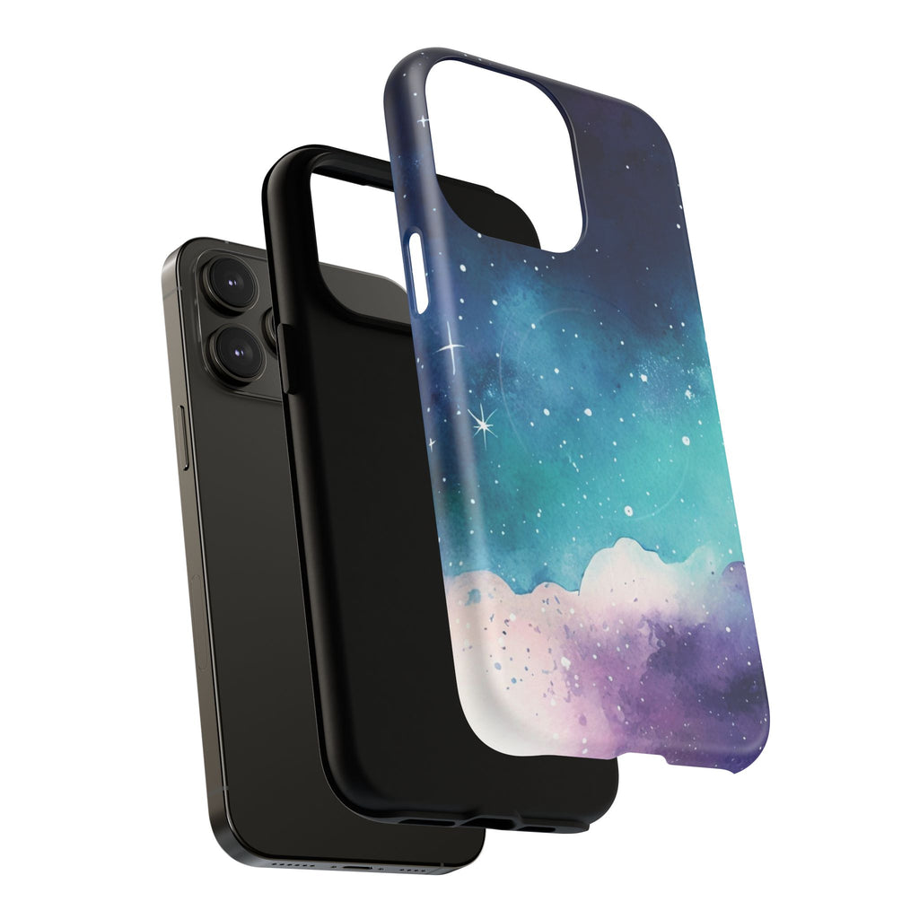 Galaxy Watercolor Phone Case — Celestial Tough Magnetic Case