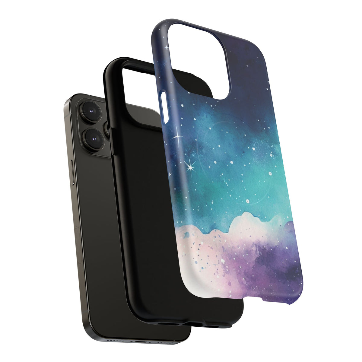 Galaxy Watercolor Phone Case — Celestial Tough Magnetic Case