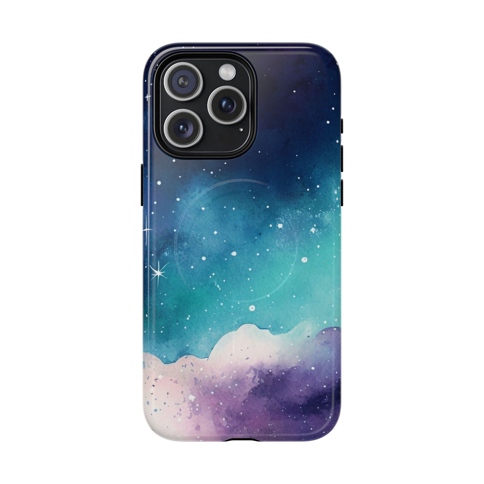 Galaxy Watercolor Phone Case — Celestial Tough Magnetic Case