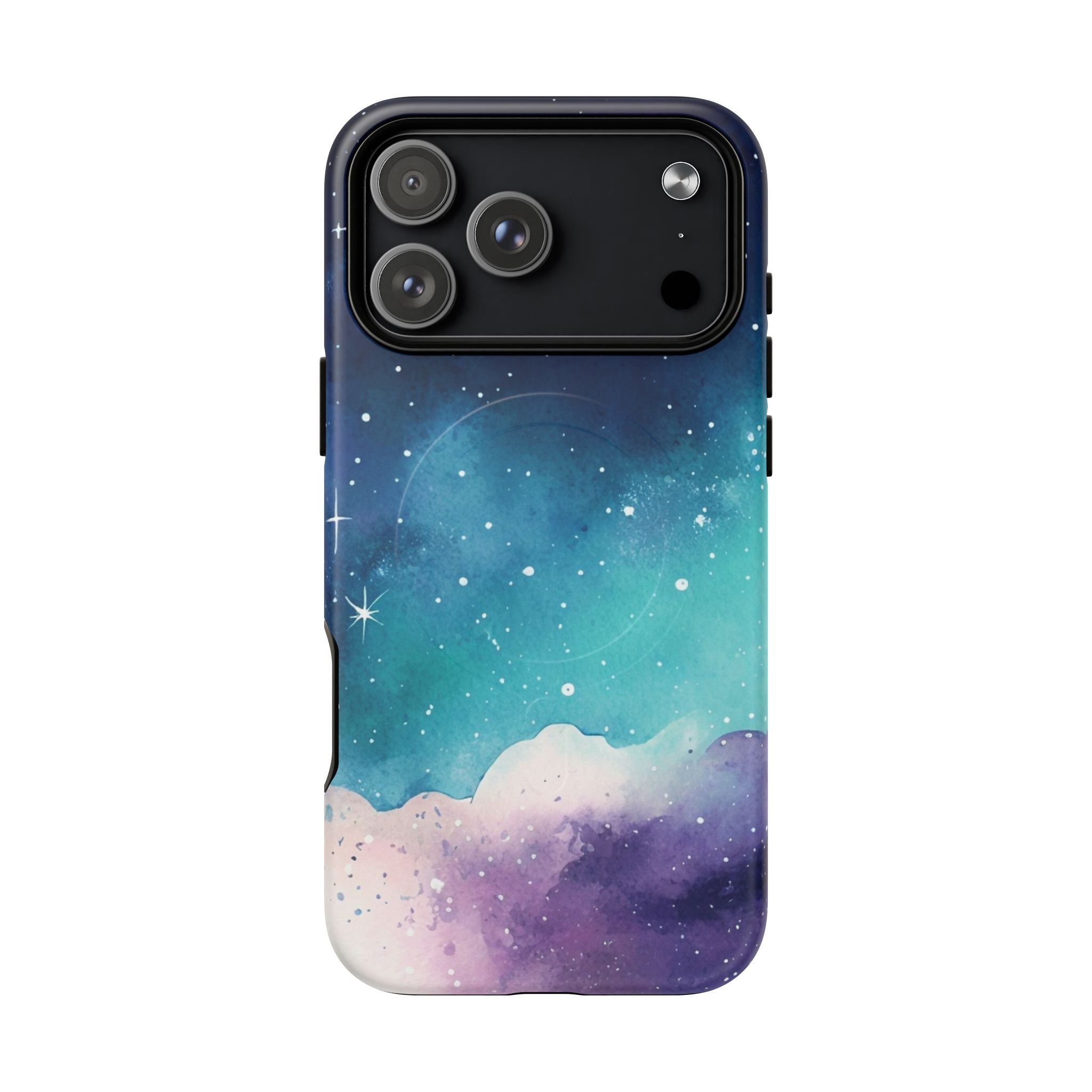 Galaxy Watercolor Phone Case — Celestial Tough Magnetic Case